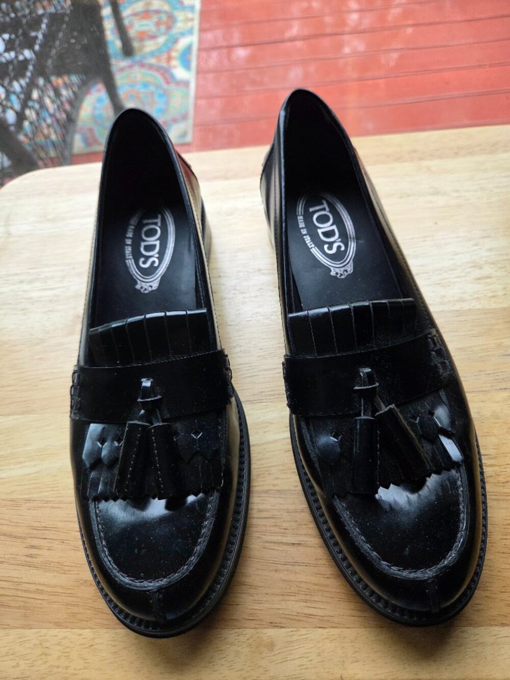 Tod's Women's Black Loafers